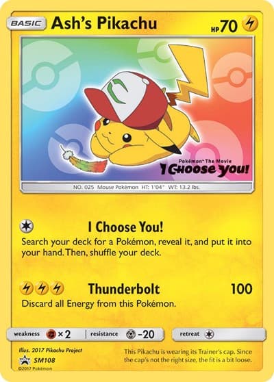 Ash's Pikachu (SM Promos)