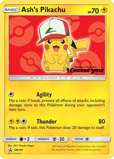Ash's Pikachu (SM Promos)