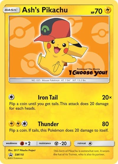 Ash's Pikachu (SM Promos)