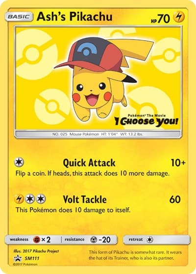 Ash's Pikachu (SM Promos)