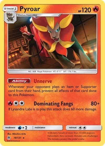 Pyroar (Forbidden Light)