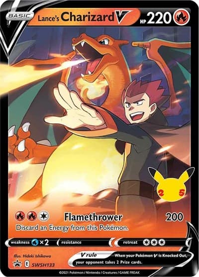 Lance's Charizard V (SWSH Promos)