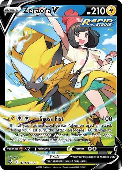 Zeraora V (Silver Tempest)