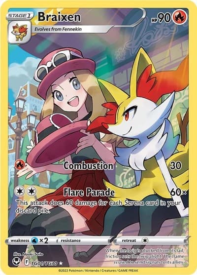 Braixen (Silver Tempest)