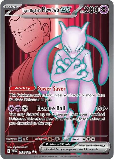 Team Rocket's Mewtwo ex (Destined Rivals)