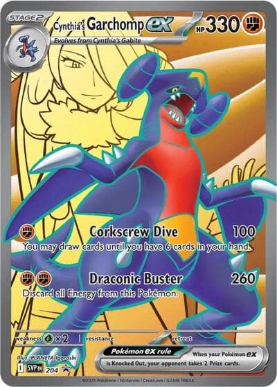 Cynthia's Garchomp ex (SVP Promos)