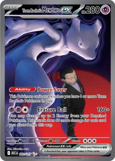 Team Rocket's Mewtwo ex (Ascended Heroes)