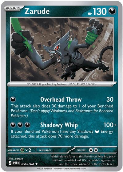 Zarude (Pitch Black)