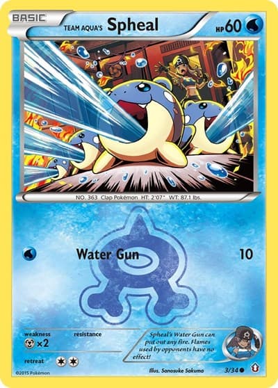 Team Aqua's Spheal (Double Crisis)
