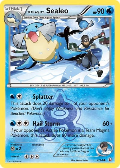 Team Aqua's Sealeo (Double Crisis)