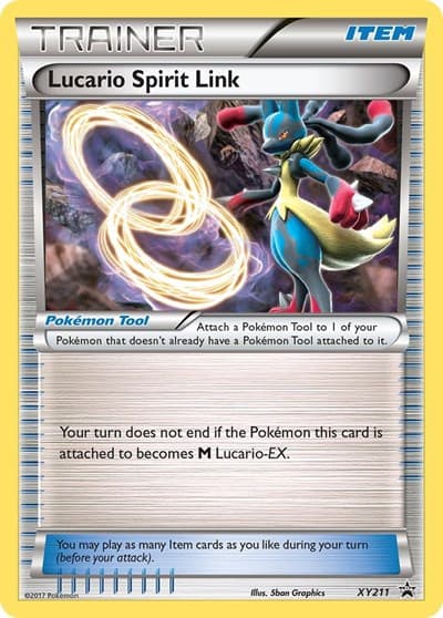 Lucario Spirit Link (XY Promos)