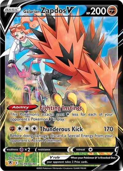 Galarian Zapdos V (Astral Radiance)