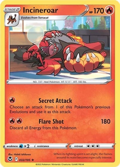 Incineroar (Silver Tempest)