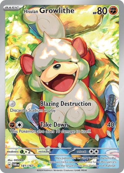 Hisuian Growlithe (Twilight Masquerade)