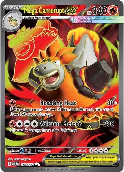 Mega Camerupt ex (Mega Evolution)